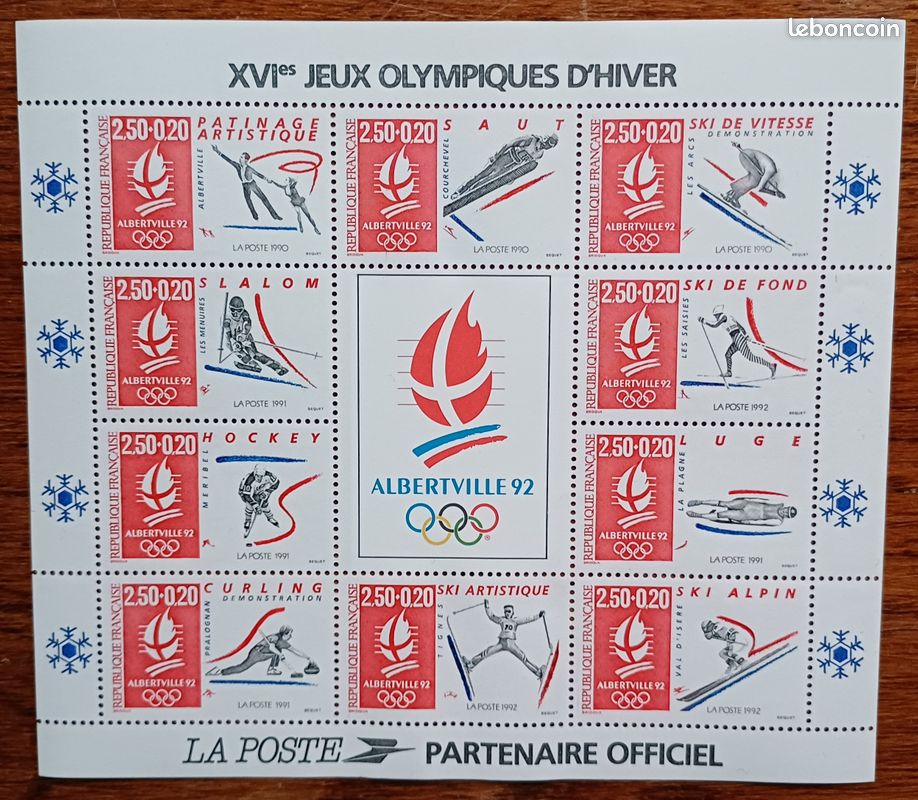 Roumanie 1992 – Timbres Collection Olympiques D’hiver Albertville, Série 4761-4768 Complète MNH – Neufs Avec Gomme Originale