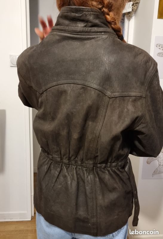 Veste en cuir - très bon état - taille 36 (image 7)