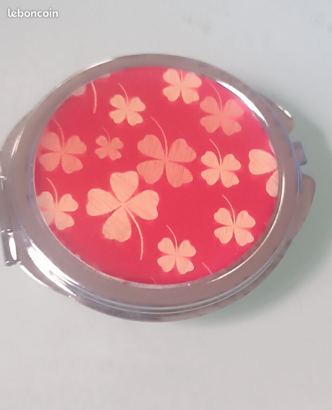 Miroir de poche de sac à main 6cm ∅ — Double face (1x / Grossissant) (image 1)