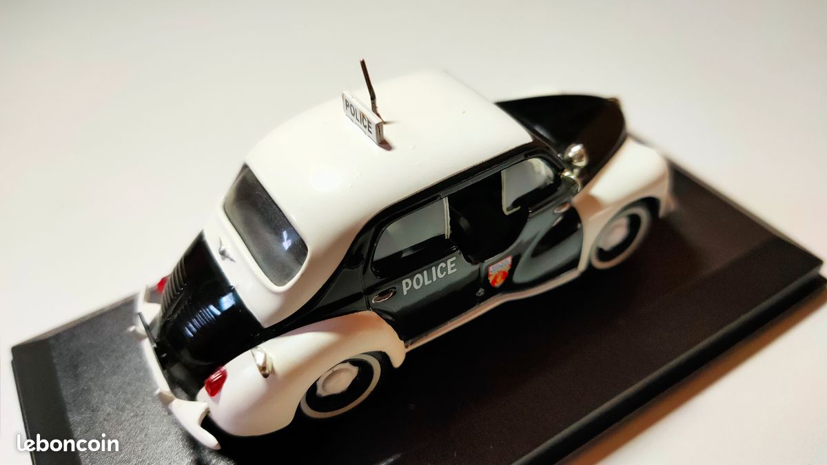 Miniature Renault 4CV Police De Monaco Altaya - Échelle 1:43 - Neuf