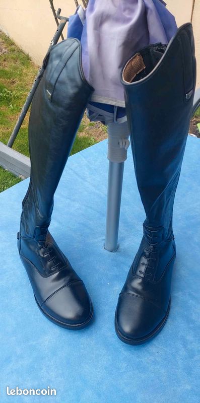 Bottes équitation Horze 40R TBE (image 2)