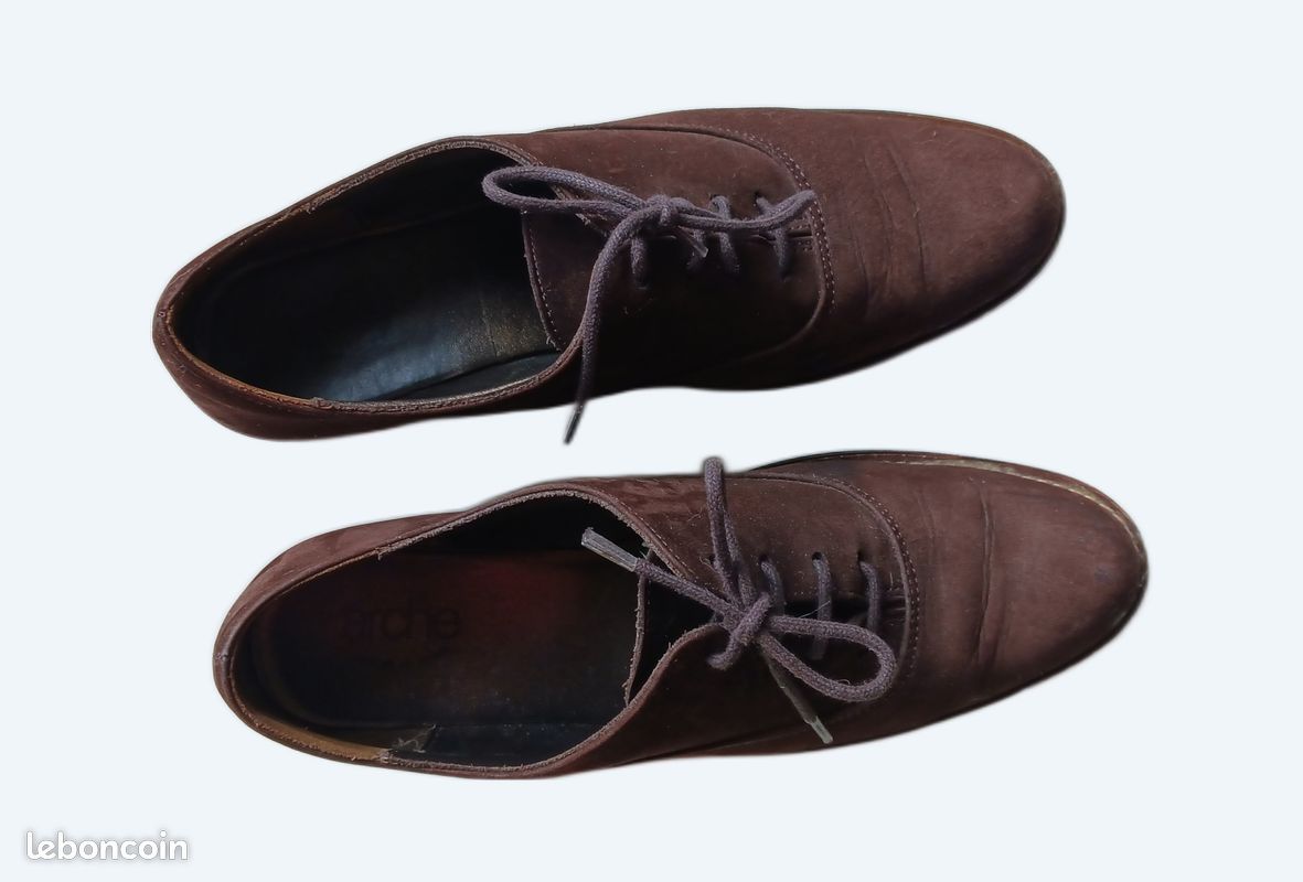 Chaussures marrons Arche (image 1)