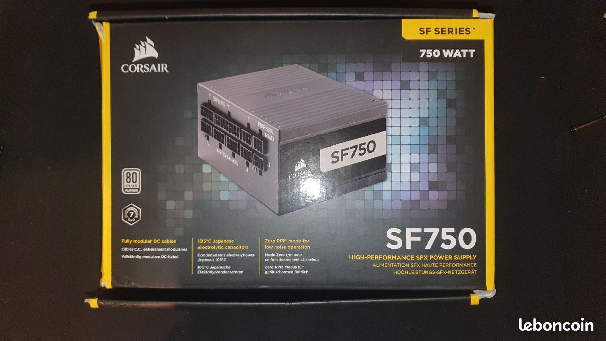Alimentation modulaire, 750 watts sertifier 80 plus platinium (image 4)