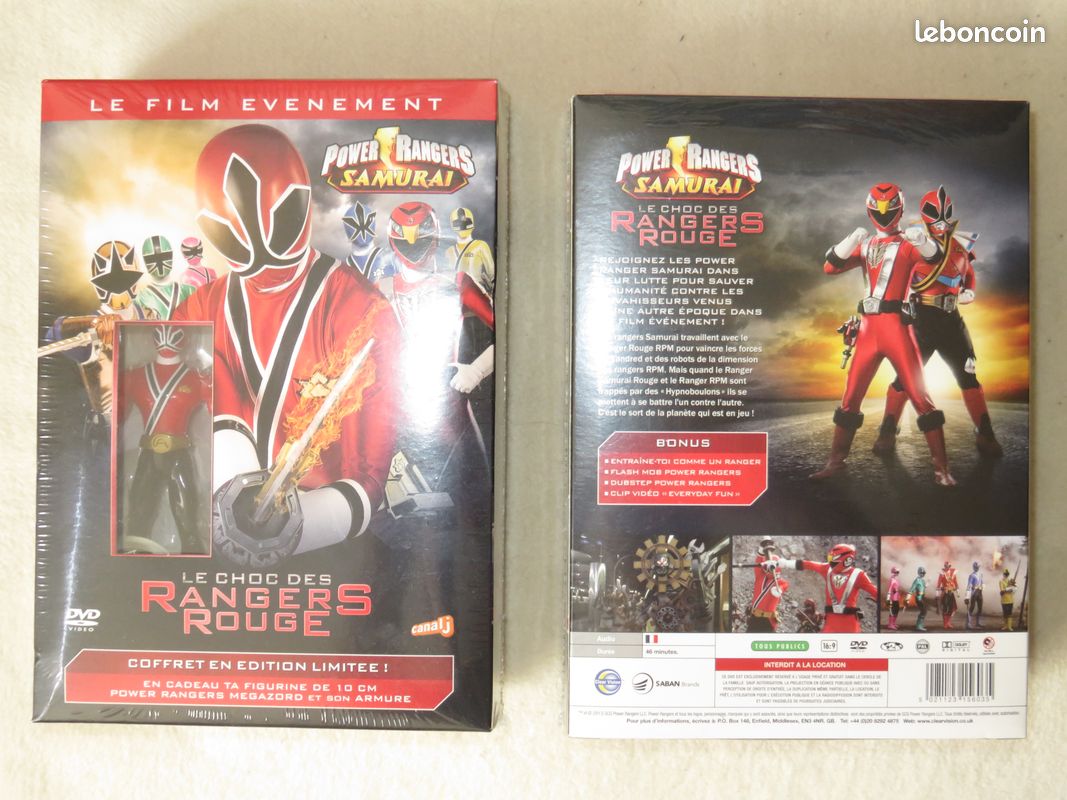 Dvd Power Rangers Samurai et sa figurine de 10 cm - DVD - Films