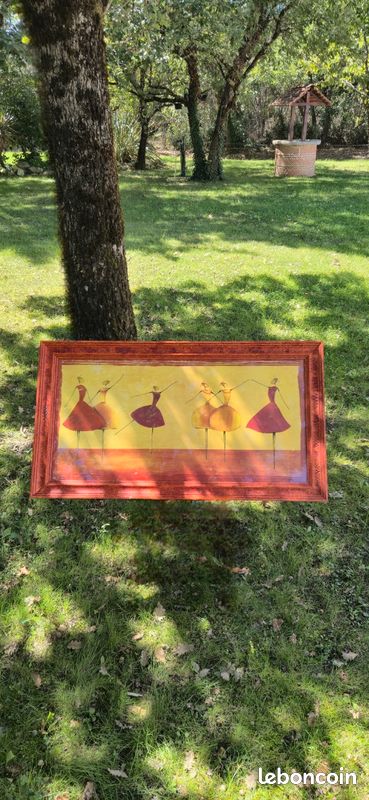 Tableau ONA - Danseuses 112,5 x 62,5 cm (image 2)