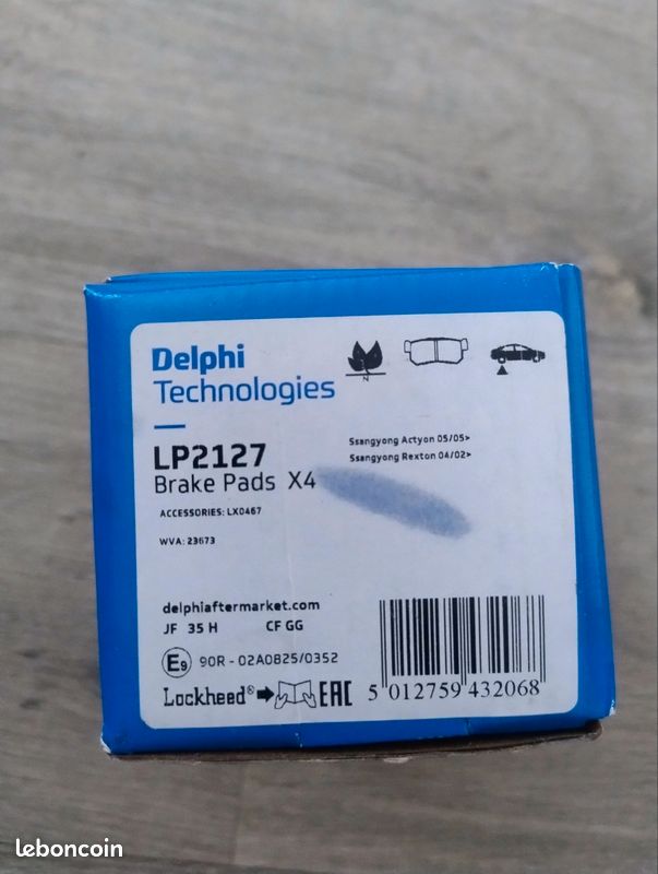 Plaquette de freins Delphi LP2127 (image 2)