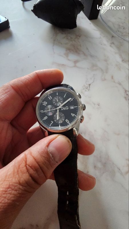 Montre chrono dolce gabbana cadran noir (image 7)