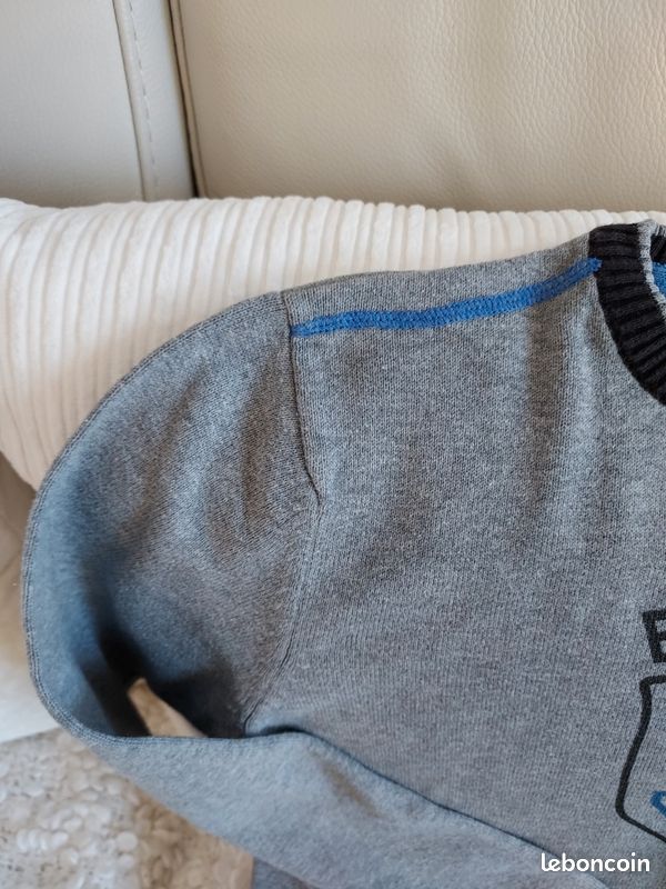 Petit pull Orchestra 10 ans 95 gris noir bleu (image 8)