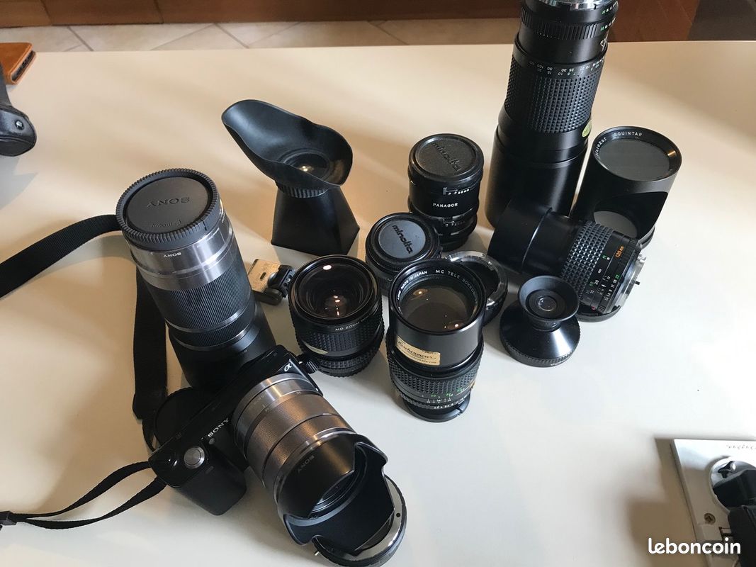 Minolta XE1 XD7 XM & Sony NEX-5 & objectifs (image 10)