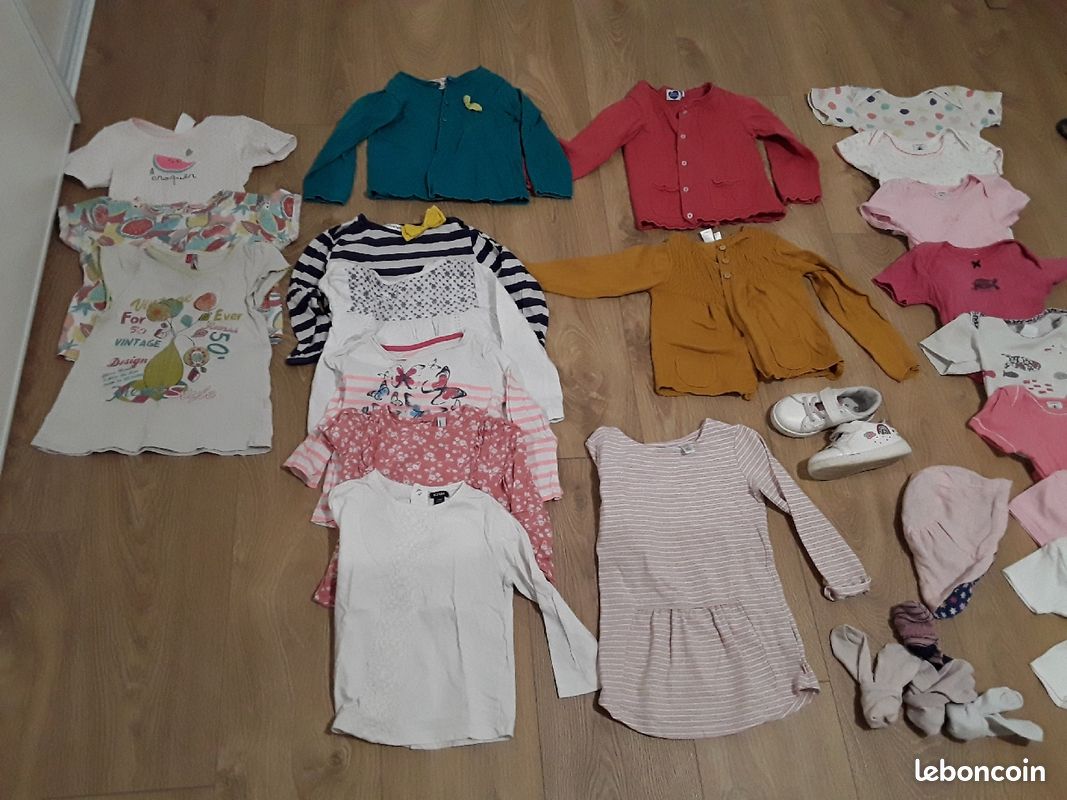 Lot vêtements fille 2 ans mi-saison été (image 2)