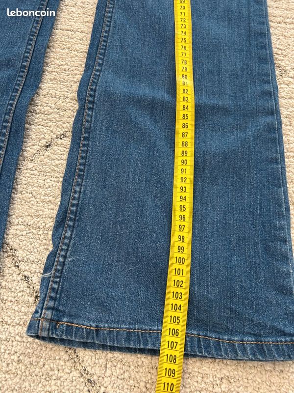 Jean Levi's Femme Bleu W30 | At Waist Bootcut | Taille FR40 | Très Bon État | GLP1242 (image 9)