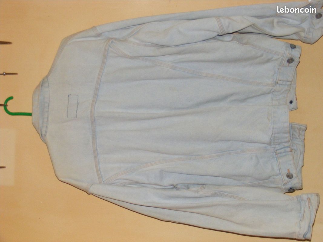 Blouson jeans marque Lancier michel (image 3)