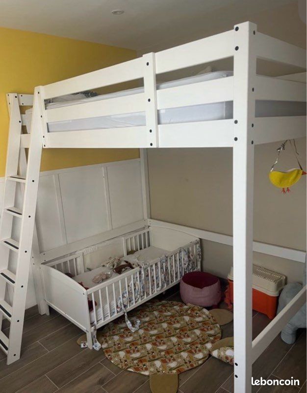 Lit mezzanine plus matelas (image 1)