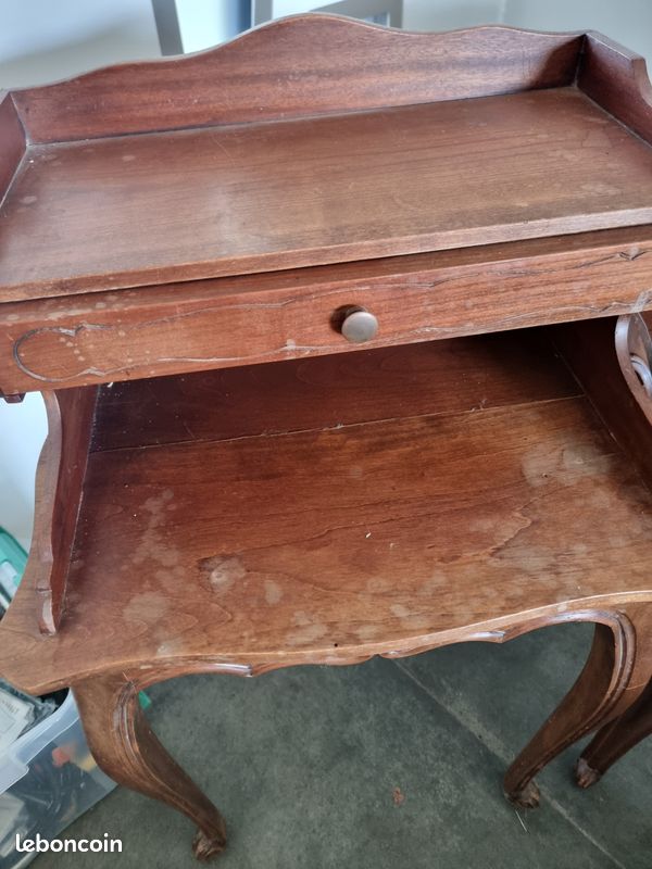 Table de chevet merisier (image 2)