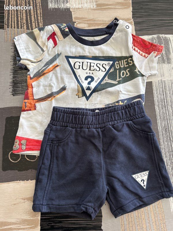 Ensemble garçon guess 9 mois (image 1)