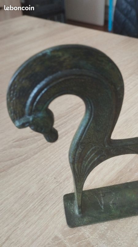 Cheval en bronze grec hauteur 14 cm (image 2)