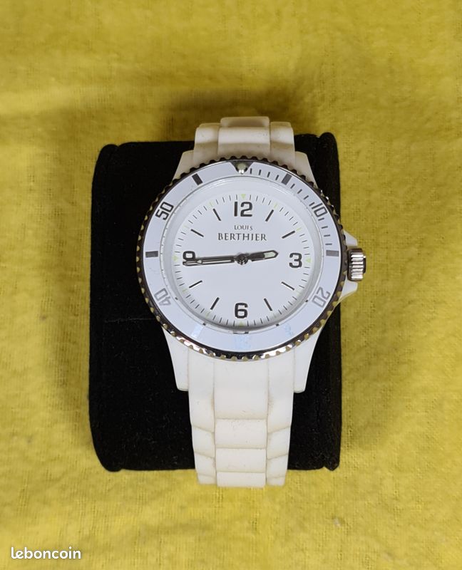 Montre Louis Berthier blanc glacier batterie neuve (image 1)