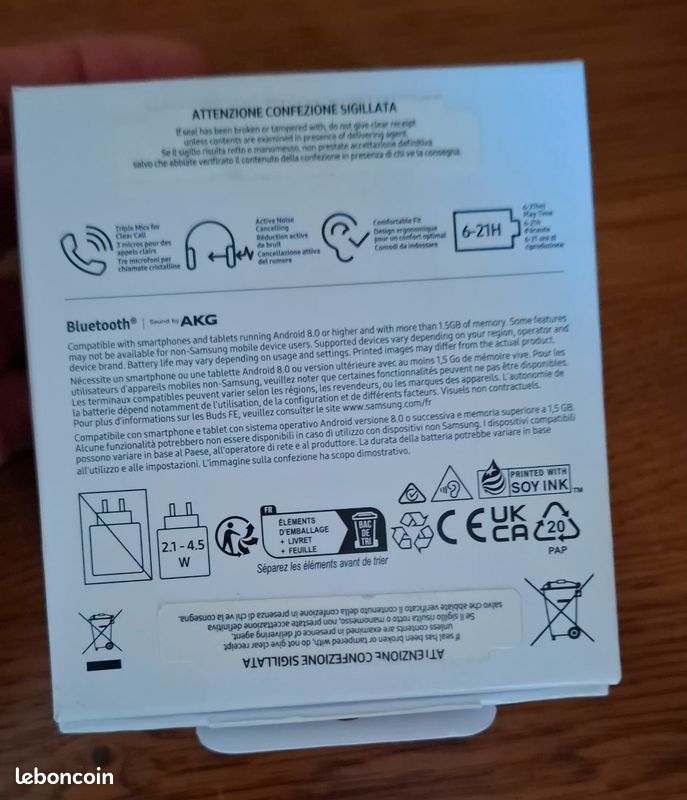 Samsung Galaxy Buds FE écouteurs sans fils (image 7)
