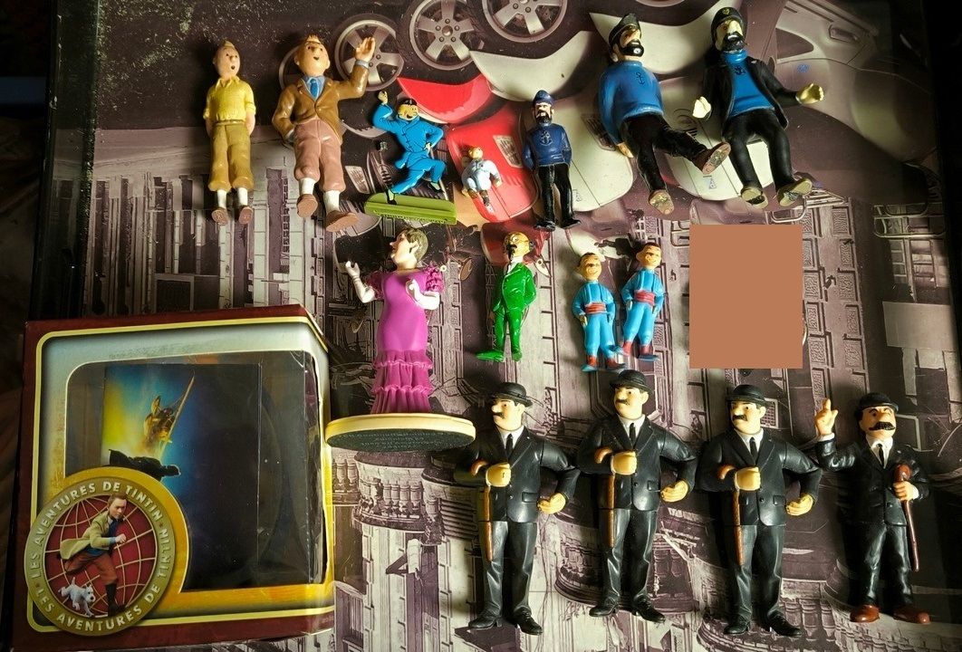 Figurine de Tintin en Cosmonaute - Statuette Tintin Résine de 15 cm