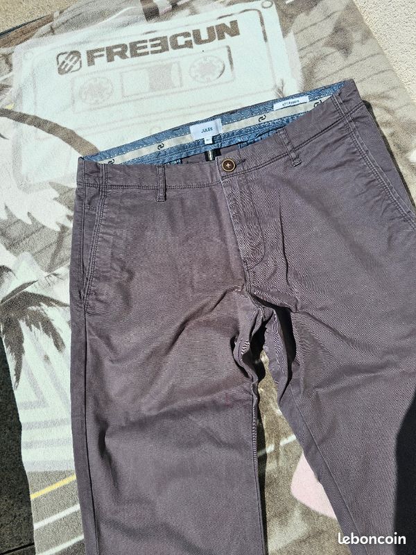 2 pantalons chinos Jules taille S (image 2)