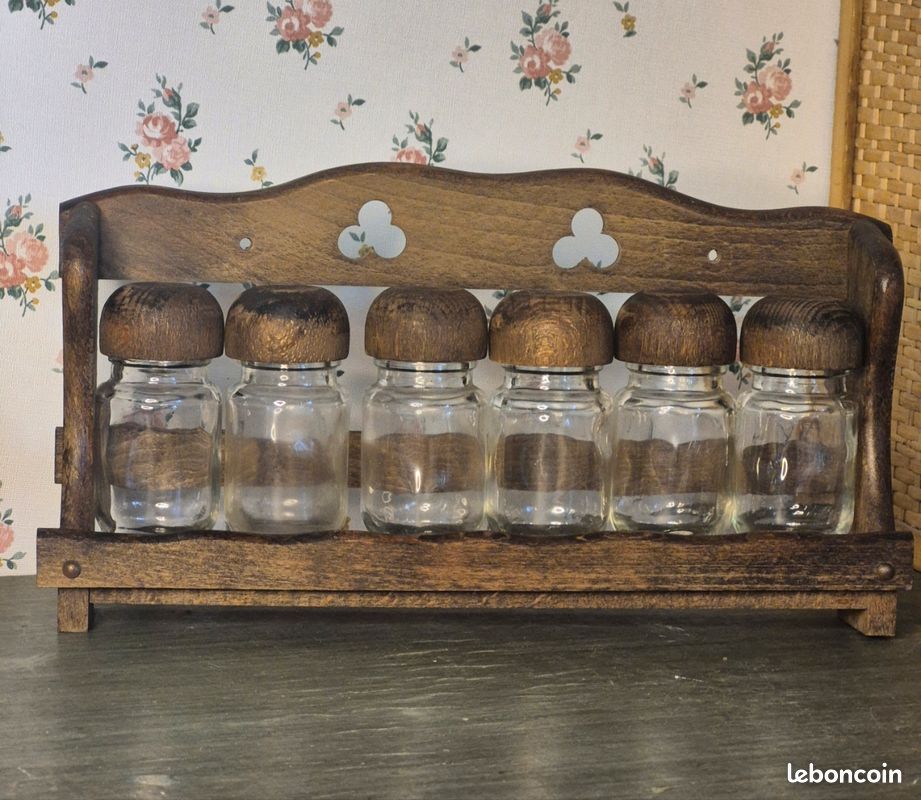 Moooble Étagère à épices Style Shabby Chic - 50 Cm X 40 Cm X