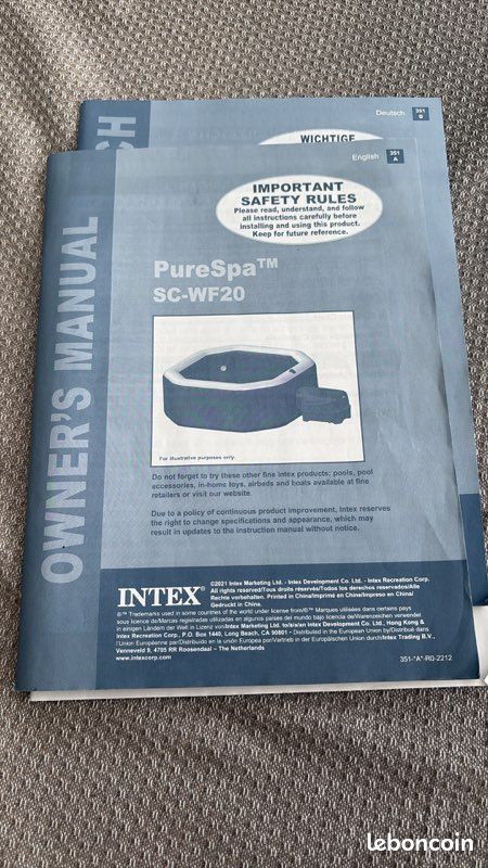 Pure Spa Intex SC-WF20 - Très bon état (image 3)