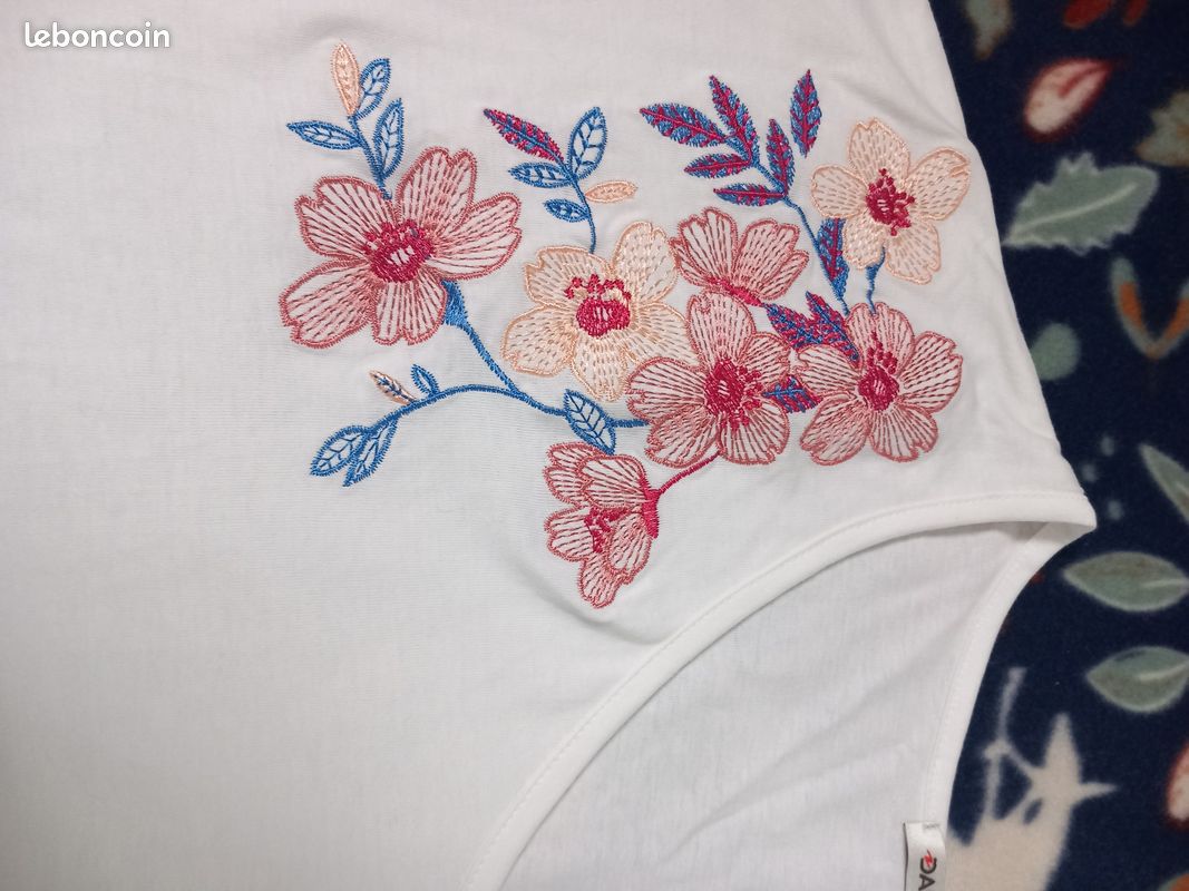 Tee-shirt blanc Damart 50-52 (image 3)