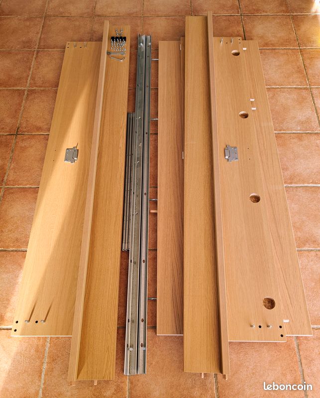 IKEA MALM, cadre de lit haut, chêne blanchi (image 8)