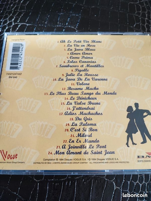 Très joli CD aimable de thé dansant (image 2)
