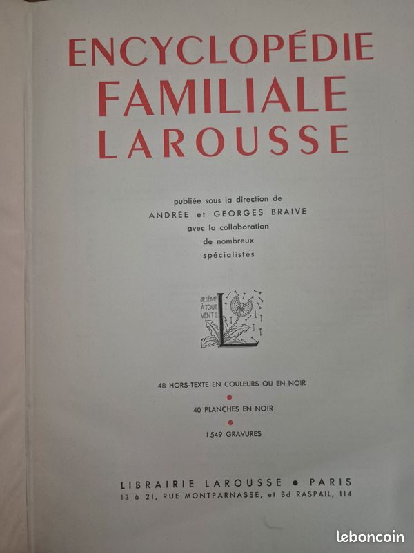 Encyclopédie Familiale Larousse (image 2)