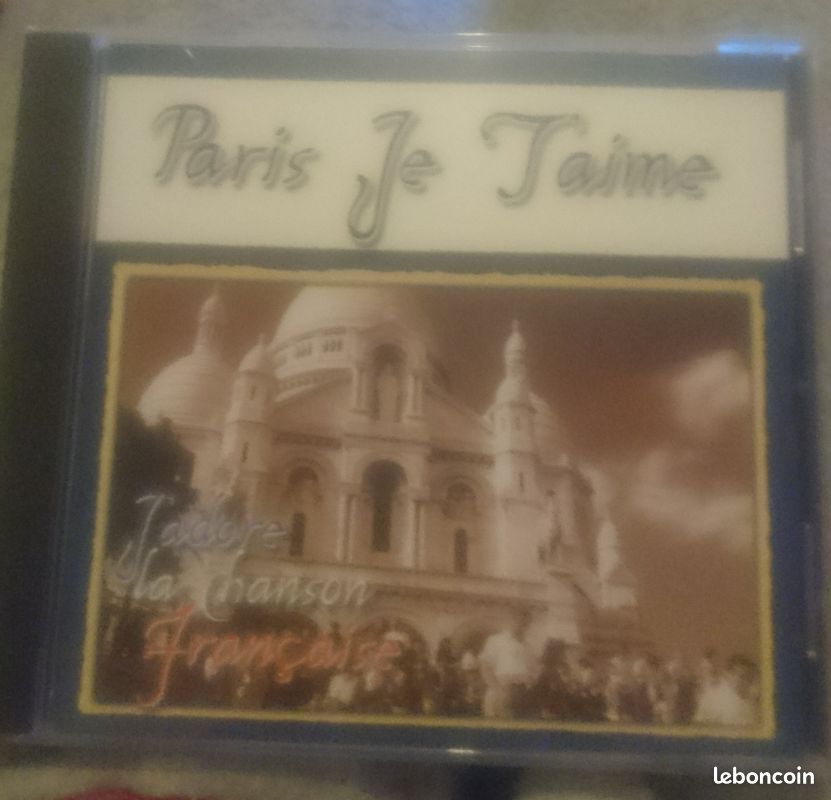 Cd Paris je t'aime, collection J'adore la chanson française (image 1)