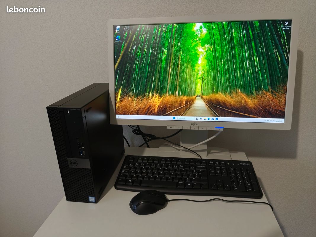 PC Mini Dell Optiplex 7050 Reconditionné - Intel I7-6700T, 16Go RAM, SSD 240Go - Windows 10 + Office