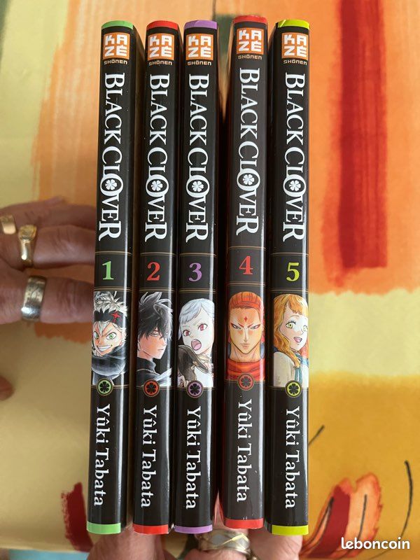 Manga black clover tome 1 a 5 (image 1)