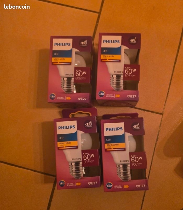 Lot ampoule led Philips (image 1)