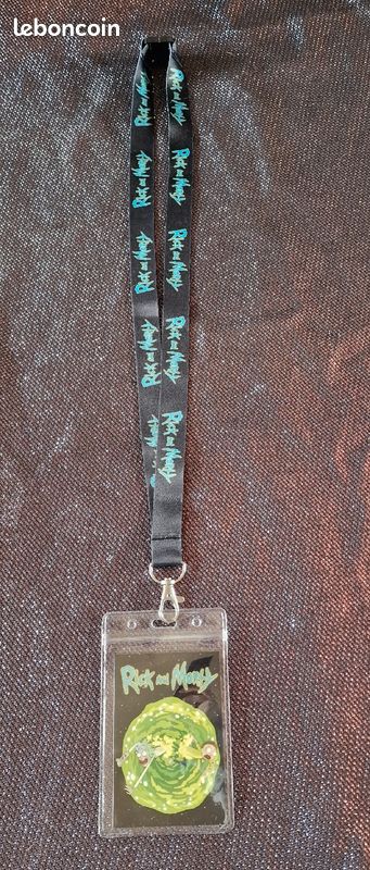 Laniere et porte carte rick and morty (image 3)