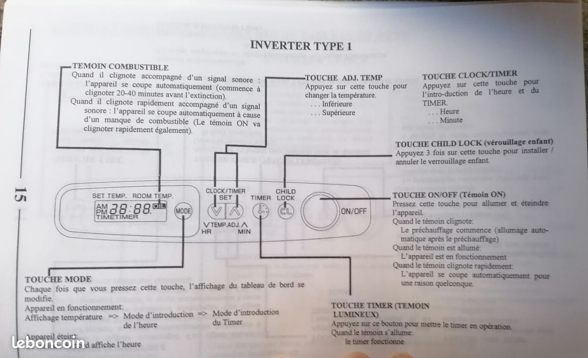 Poele à Petrole électronique - Inverter (image 6)
