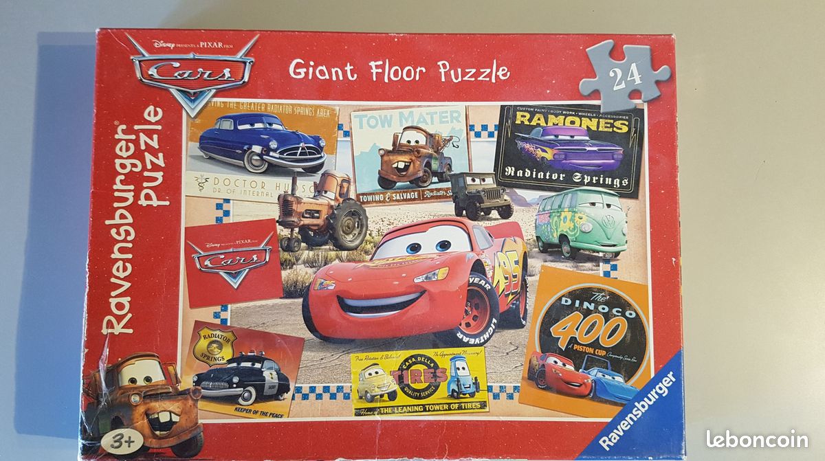 Puzzle de sol cars Pixar/Disney (image 1)