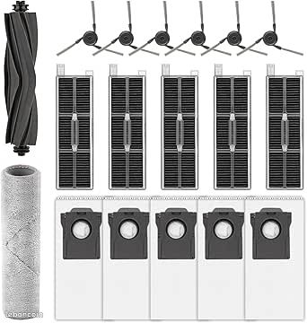 10 Sacchetti Per Aspirapolvere Mova Z5/Z5 Pro/Z50 Ultra – Filtri Antipolvere Con Fibre Soffiate, Ricambio Original