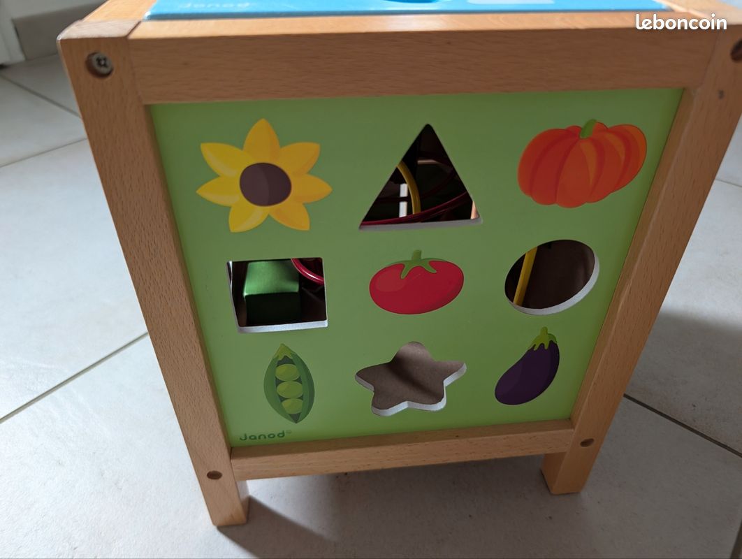 Cube multi-activites en bois - janod (image 5)