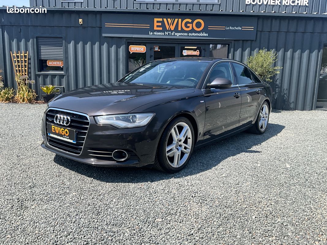 Audi a6 3.0 tdi 205 c s-line quattro s-tronic ouverture sans cle / clim quadri zone / sieges chauffant av/ar (image 1)