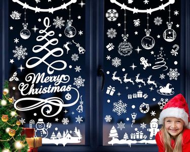 202 Pièces Stickers De Noël Réutilisables - Décoration