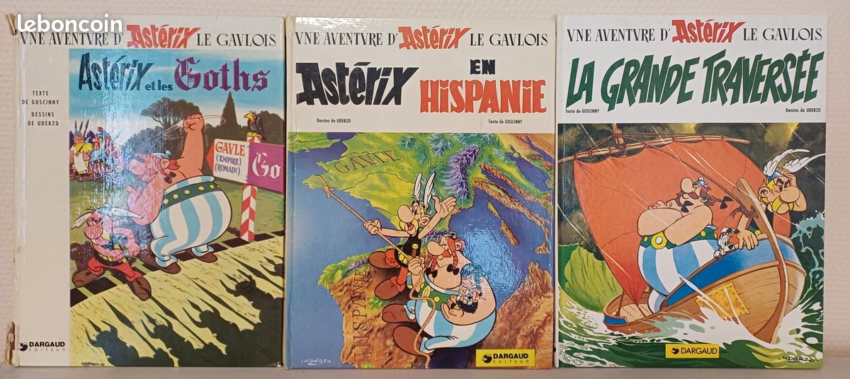 BD "Astérix" édition "Dargaud" "Albert René" de 1974 à 1995 (image 3)