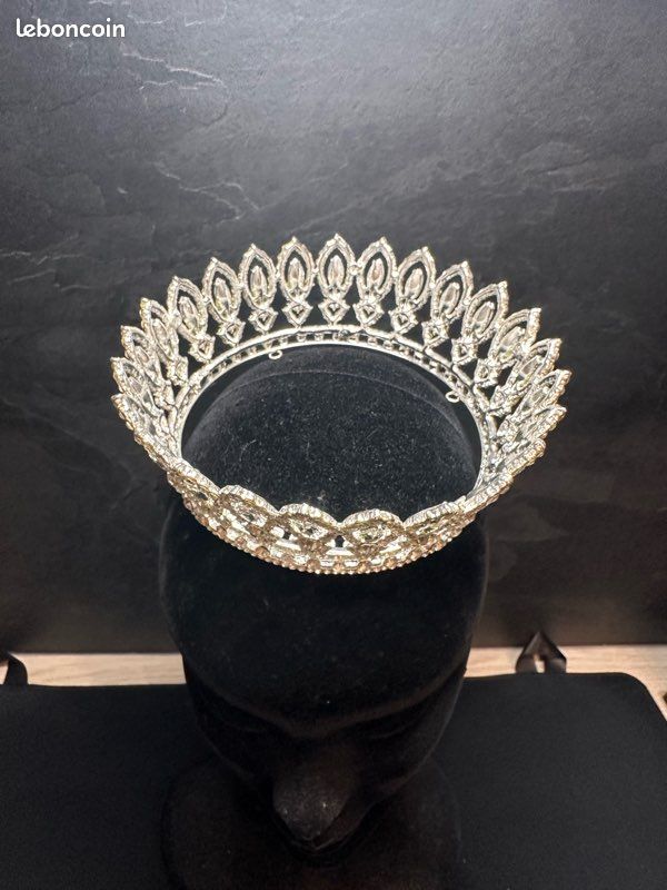 Couronne Diadème Femme Cristal - Vintage, élégant, Pour Mariage, Bal, Photo, Accessoire Cheveux
