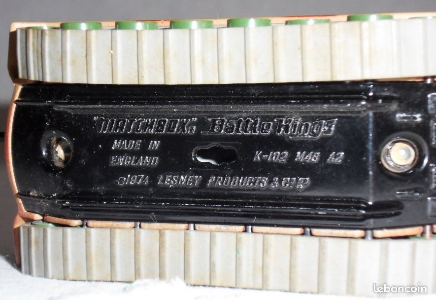Char d'assaut miniature Matchbox 1974 complet (image 9)