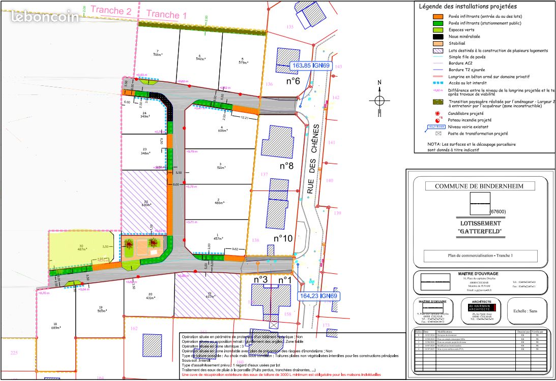 Terrain 487 m² · à Bindernheim · 85 000 €