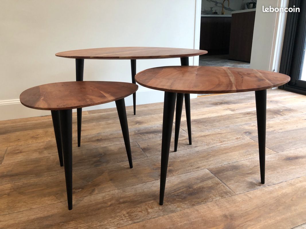 Tables gigognes bois (image 2)