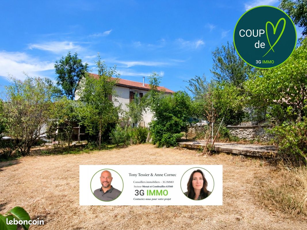 Maison 5 pièces 109 m² · à Menat · 109 m² · 139 000 €