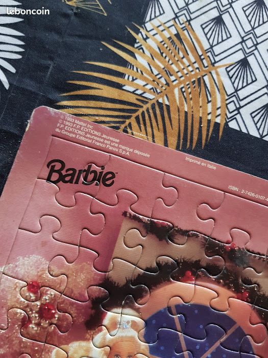Lot de 2 puzzle 50 pièces collector Barbie vintage 1993 - Editions Jeunesse (image 7)