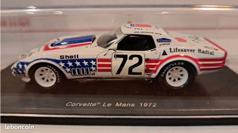 Chevrolet - Corvette Le Mans 1972 - Modèle Presse - 1/43 - Voiture