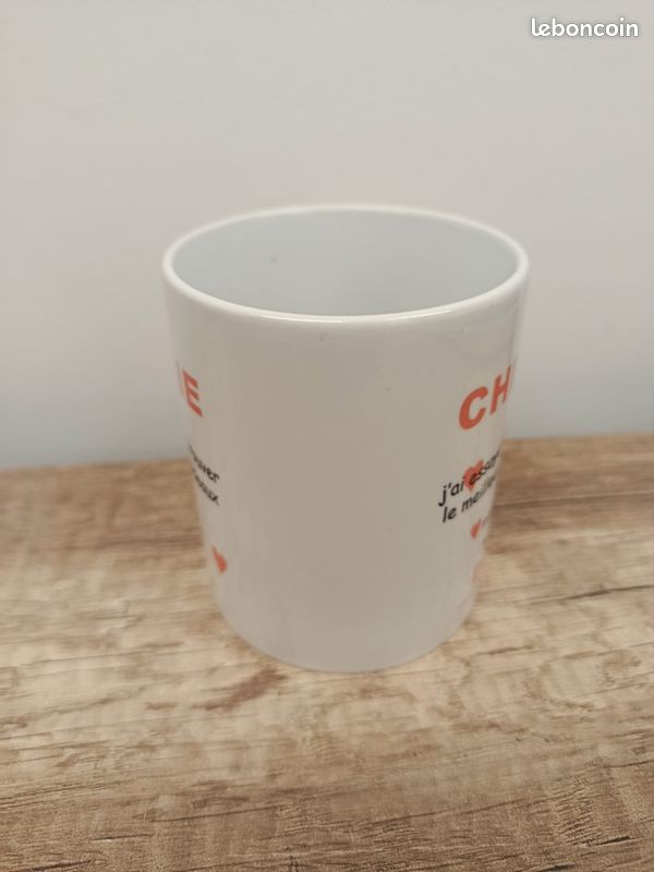 Mug chérie humour ou pas (image 2)